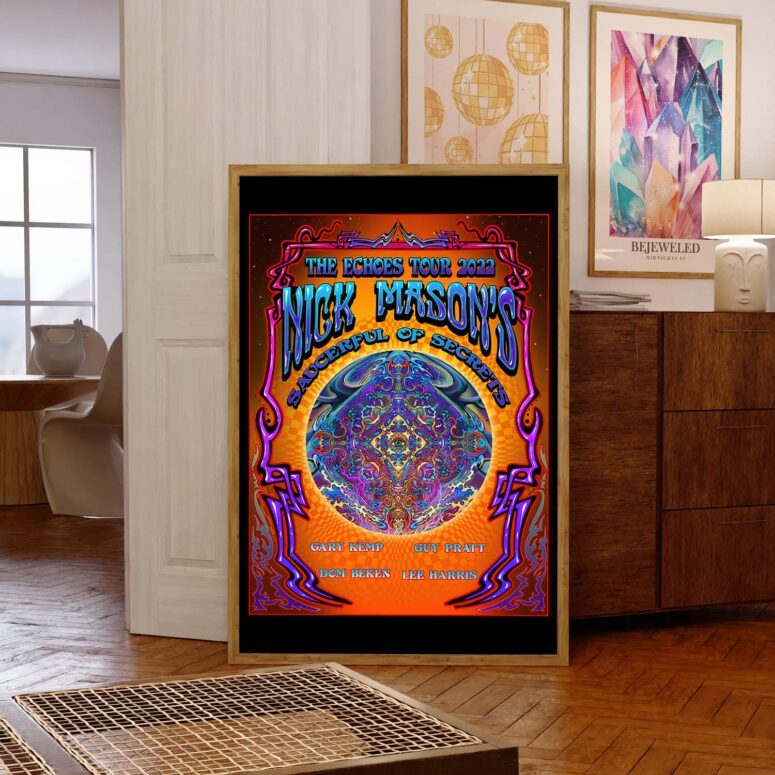 Nick Mason Saucerful of Secrets Set Echoes Tour 2022 Poster