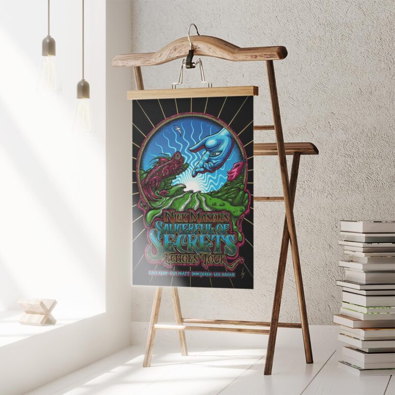 Nick Mason Poster Saucerful Of Secrets Echoes Tour 2022 Poster