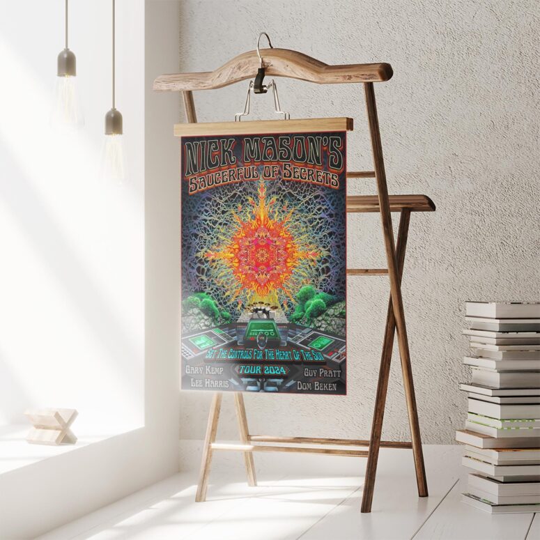 Nick Mason Saucerful of Secrets Set The Controls Tour 2024 Poster
