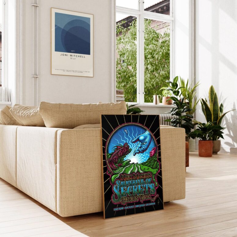 Nick Mason Poster Saucerful Of Secrets Echoes Tour 2022 Poster
