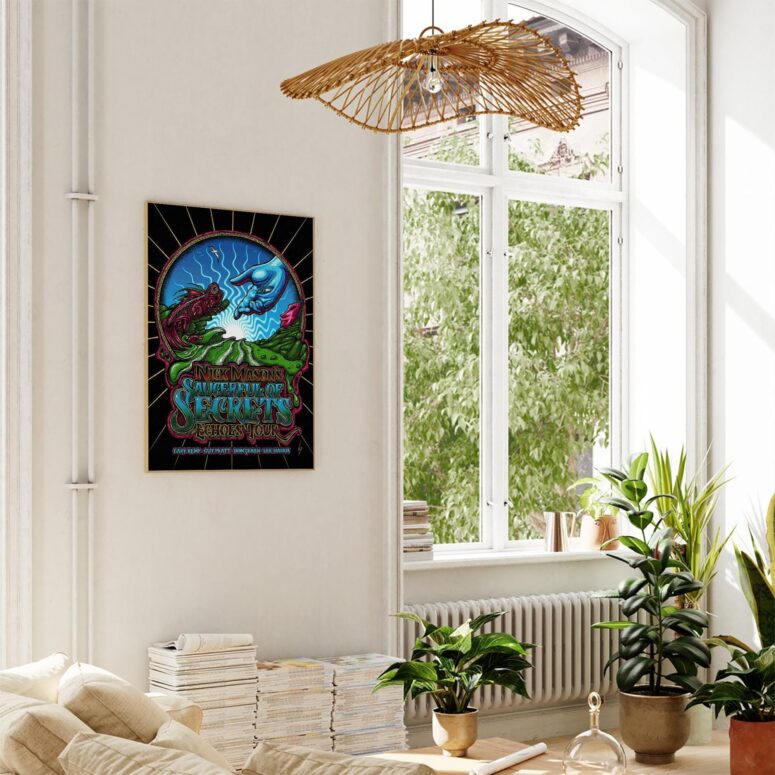 Nick Mason Poster Saucerful Of Secrets Echoes Tour 2022 Poster