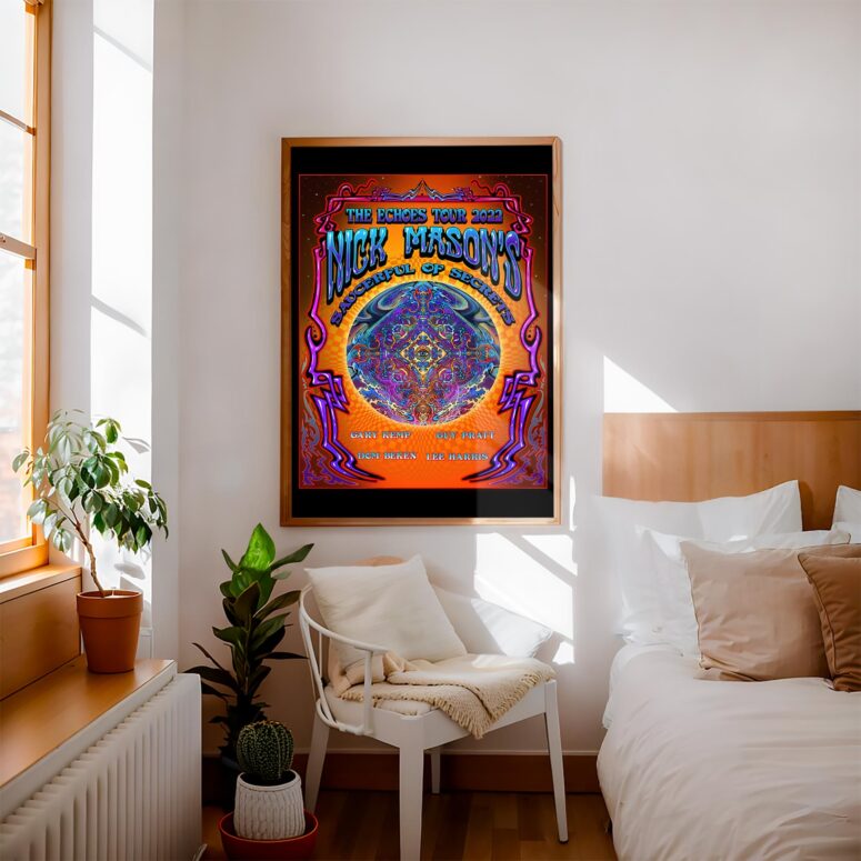 Nick Mason Saucerful of Secrets Set Echoes Tour 2022 Poster