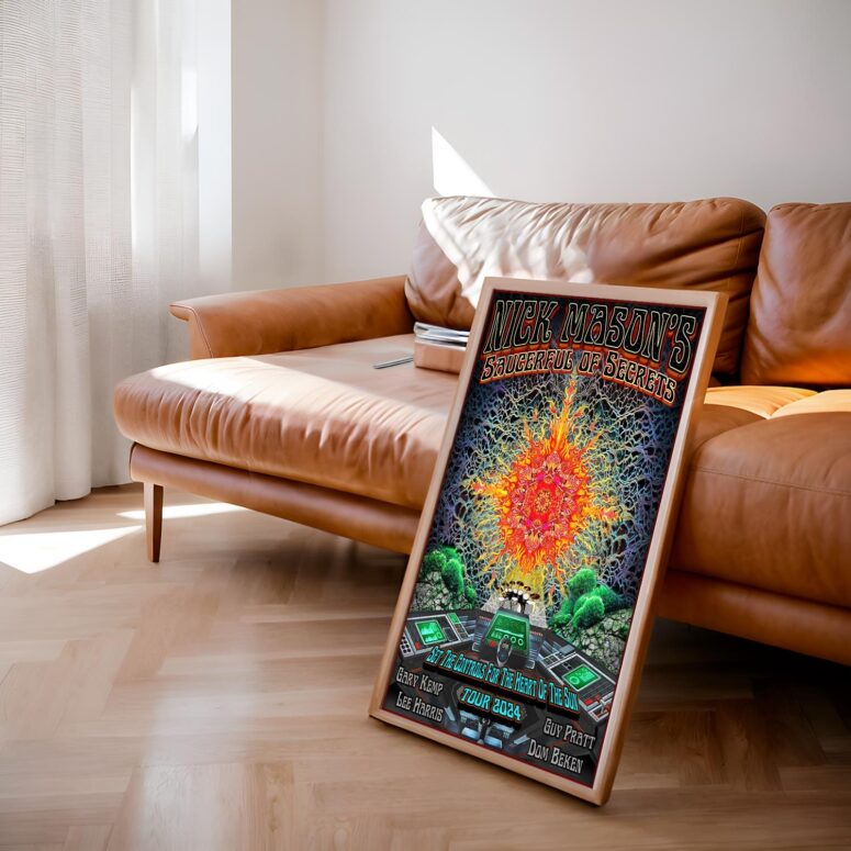 Nick Mason Saucerful of Secrets Set The Controls Tour 2024 Poster