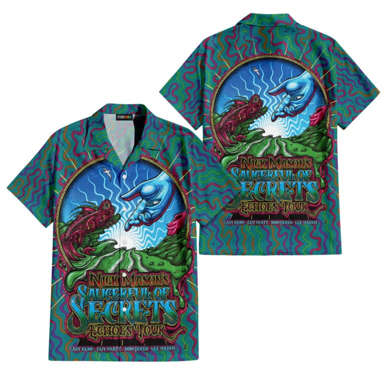 Nick Mason Saucerful Of Secrets Echoes Tour 2022 Hawaiian Shirt
