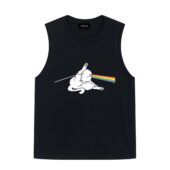 Dark Side Of Cat Butt Front Tank Black - OtherBrick