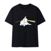 Dark Side Of Cat Butt Front Tshirt Black - OtherBrick