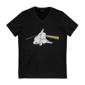 Dark Side Of Cat Butt Front Vneck Black - OtherBrick
