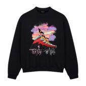 Harry Styles 1982 Pink Floyd The Wall Front Sweatshirt Black - OtherBrick