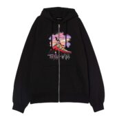 Harry Styles 1982 Pink Floyd The Wall Front Ziphoodie Black - OtherBrick