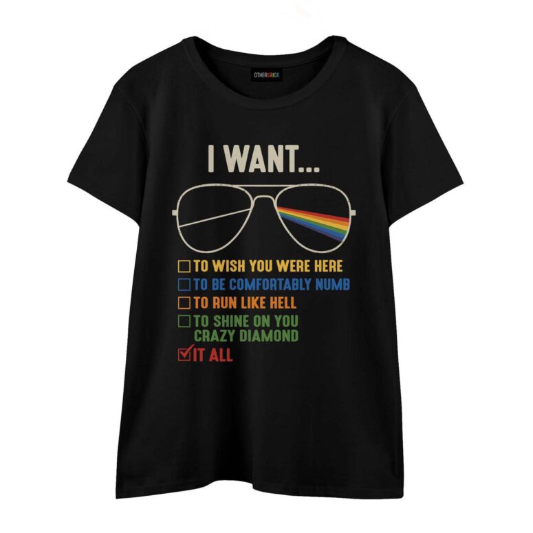 I Want It All Pink Floyd WYWH Comfortably Numb Run Like Hell Shirt I Want It All Pink Floyd WYWH Comfortably Numb Run Like Hell Shirt