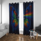 Nick Mason Butterfly Colorful Dark Side Of The Moon Window Curtain Wc5mk (4) - OtherBrick
