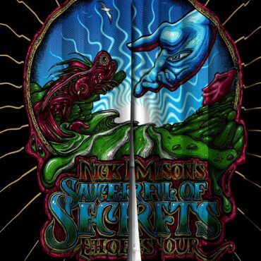 Nick Mason Poster Saucerful Of Secrets Echoes Tour 2022 Window Curtain