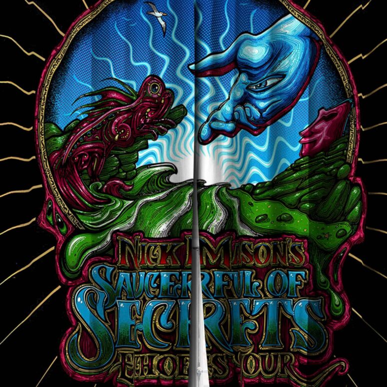 Nick Mason Poster Saucerful Of Secrets Echoes Tour 2022 Window Curtain Nick Mason Poster Saucerful Of Secrets Echoes Tour 2022 Window Curtain