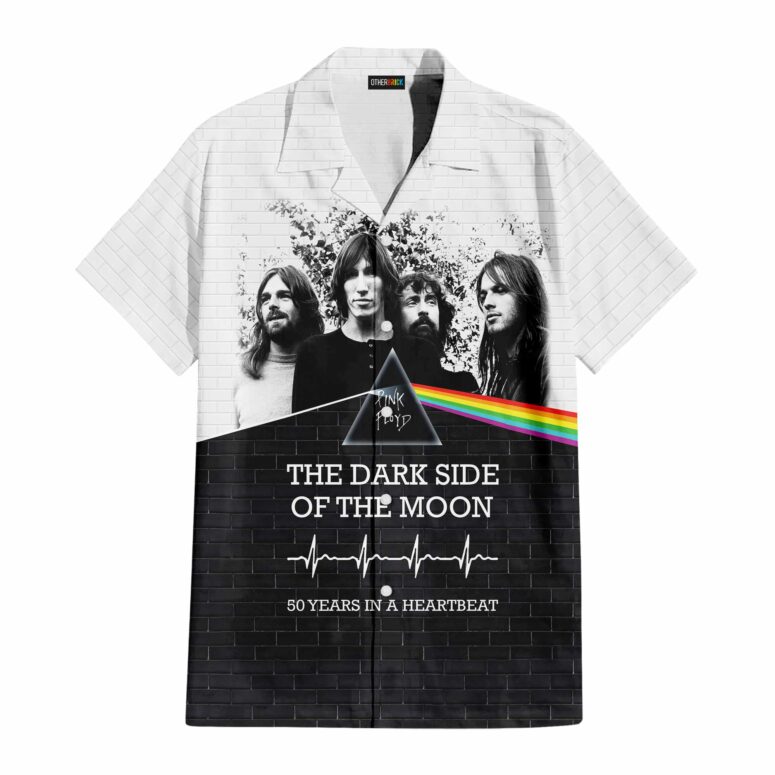 Pink Floyd Band DSOTM 50 years Aniversary x The Wall Hawaiian Shirt Pink Floyd Band DSOTM 50 years Aniversary x The Wall Hawaiian Shirt