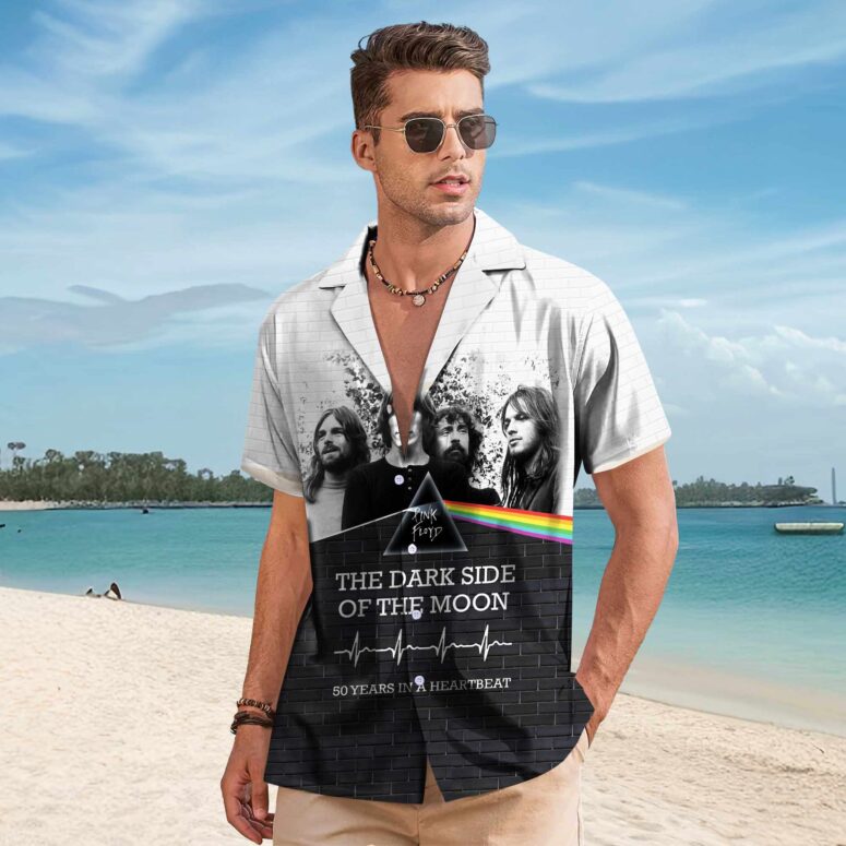 Pink Floyd Band DSOTM 50 years Aniversary x The Wall Hawaiian Shirt Pink Floyd Band DSOTM 50 years Aniversary x The Wall Hawaiian Shirt