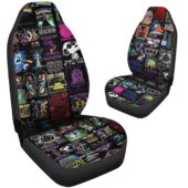 Pink Floyd Collage Digital Art Car Seat Cover Mockup3 - OtherBrick