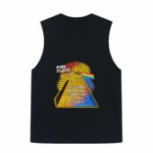 Pink Floyd Eye Of Providence Pyramid Vintage Shirtback Tank Black - OtherBrick