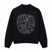 Pink Floyd In My Mind Front Sweatshirt Black - OtherBrick