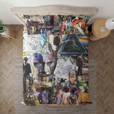 Pink Floyd Psychedelic Rock Album Cover Bedding Set
