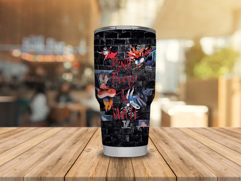 Pink Floyd The Wall Album Cover Black Wall Vintage Tumbler