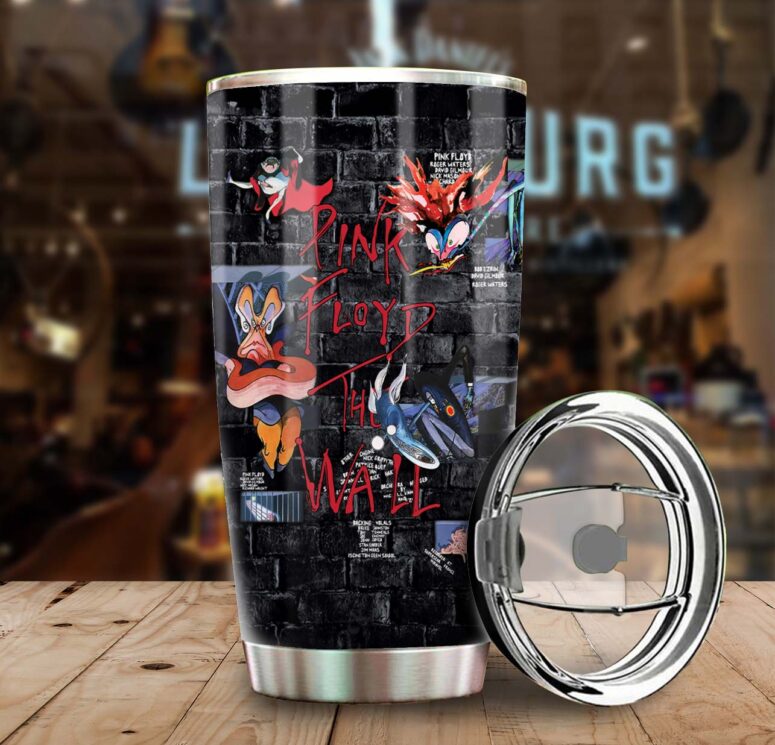 Pink Floyd The Wall Album Cover Black Wall Vintage Tumbler