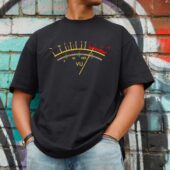Pink Floyd Wave Vu Meter Shirt Front Shirt Man Black - OtherBrick