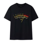 Pink Floyd Wave Vu Meter Shirt Front Tshirt Black - OtherBrick