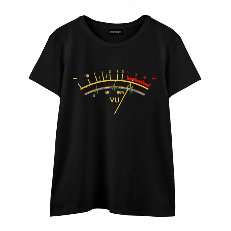 Pink Floyd Wave Vu Meter Dark Side Of The Moon Heart Beat Shirt