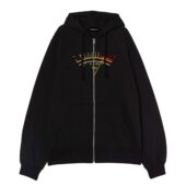 Pink Floyd Wave Vu Meter Shirt Front Ziphoodie Black - OtherBrick