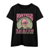 Pink Freud The Dark Side Of The Mind Front Wtee Black - OtherBrick