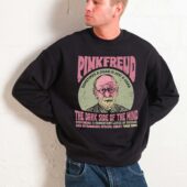 Pink Freud The Dark Side Of The Mind Frontsweater Man Black - OtherBrick
