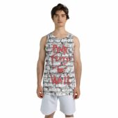 The Scream Behind The Wall Shirt Mockup Men Tank 3d - OtherBrick