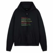 Things We Did...pink Floyd Songs Front Hoodie Black - OtherBrick