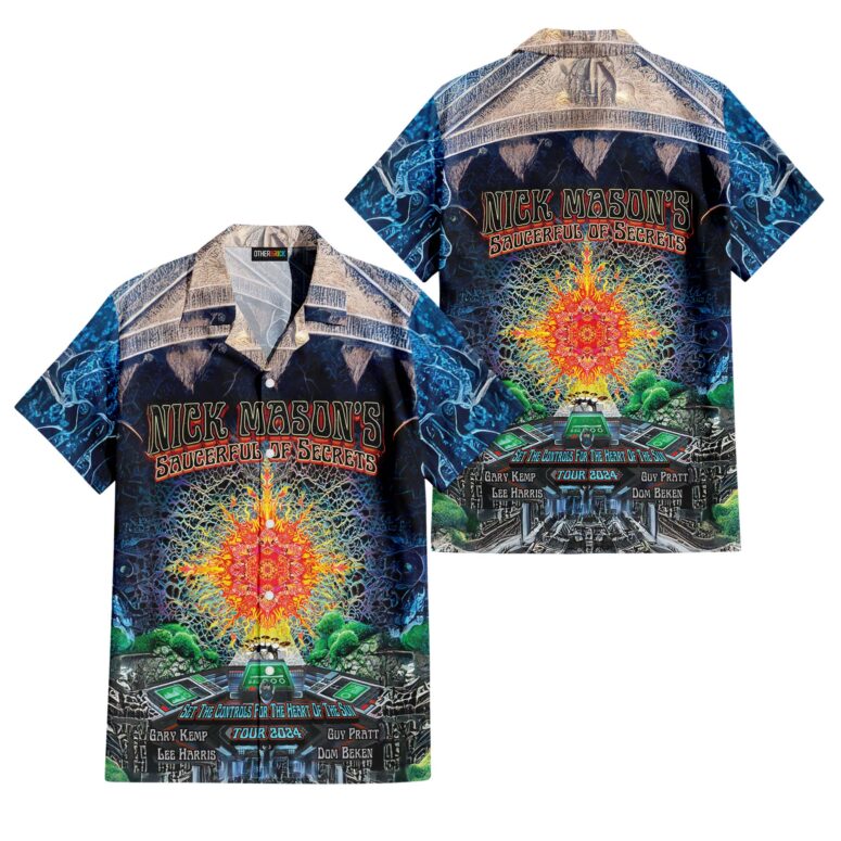 Nick Mason Saucerful of Secrets Set The Controls Tour Hawaiian Shirt