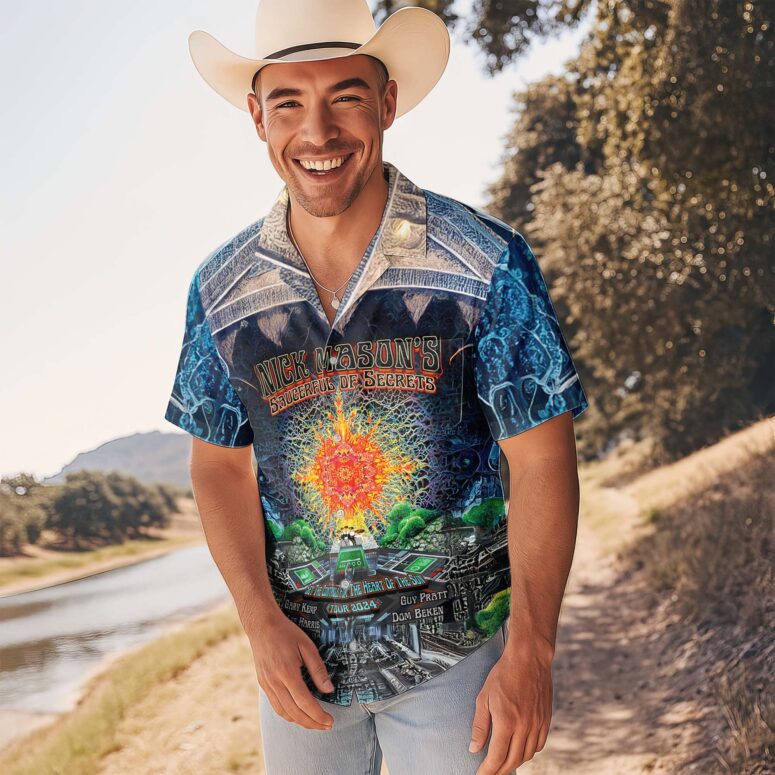 Nick Mason Saucerful of Secrets Set The Controls Tour Hawaiian Shirt