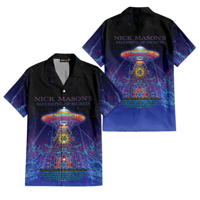 Nick Mason Saucerful of Secrets Australian Tour 2023 Hawaiian Shirt