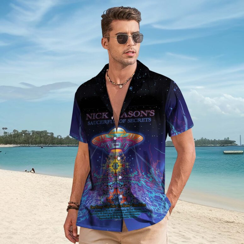 Nick Mason Saucerful of Secrets Australian Tour 2023 Hawaiian Shirt