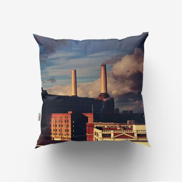Animals Album Cover Flying Pig Battersea Power Station Set 3 Cushion Pillow