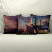Animals Album Cover Flying Pig Battersea Power Station Pillow W - OtherBrick