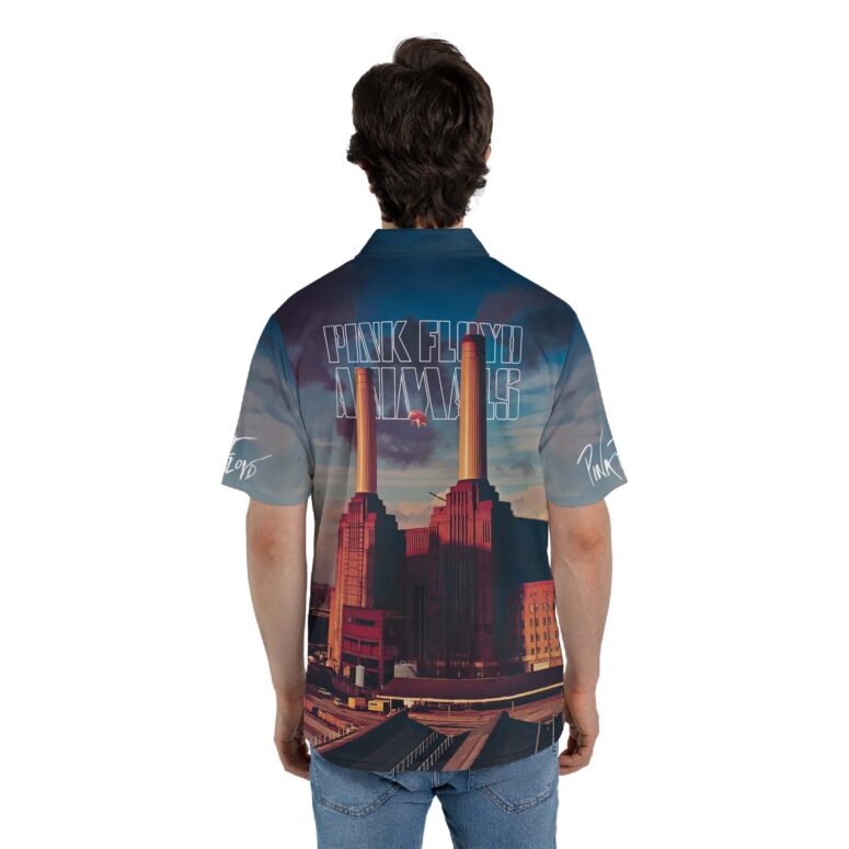 Animals Album Cover Flying Pig Battersea Power Station Pink Floyd Polo Shirt