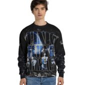 Animals Flying Pig Battersea Power Station The Wall Vintage Sweater Front - OtherBrick
