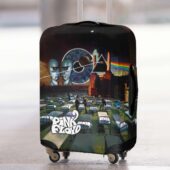 Dsotm Pulse Pink Floyd Album Collection Vintage Luggage Cover Luggage 3 - OtherBrick
