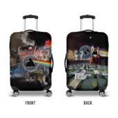Dsotm Pulse Pink Floyd Album Collection Vintage Luggage Cover Luggage 5 - OtherBrick