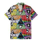 Dark Side Collage Full Color Pink Floyd Hawaiian Shirt Hawaiian Shirt Front - OtherBrick