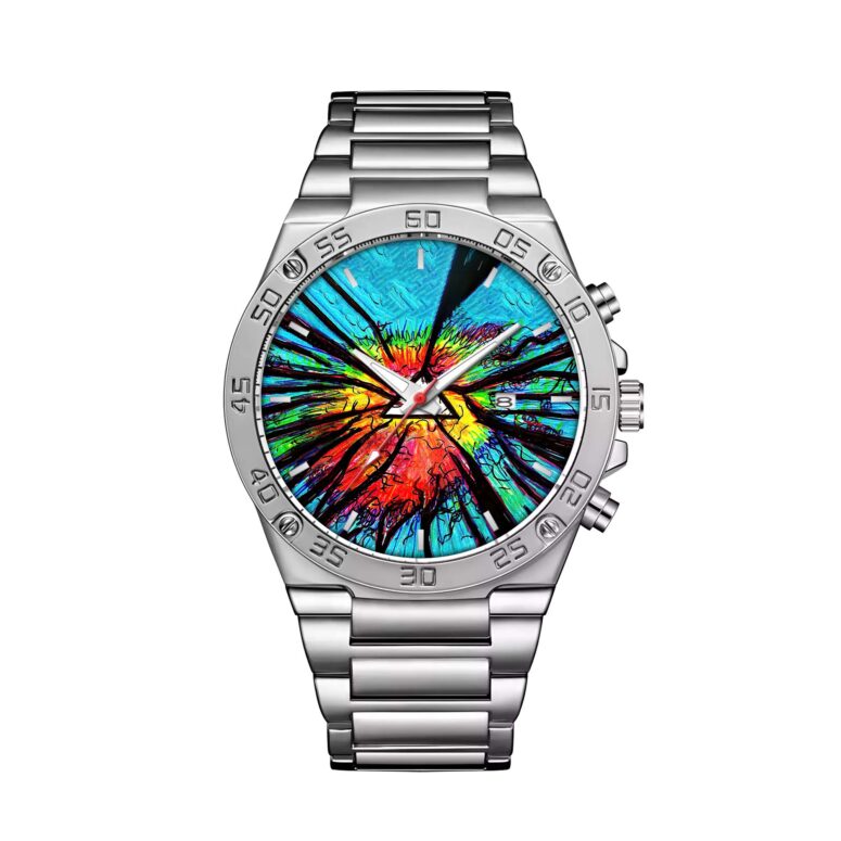 Dark Side Of The Moon Psychedelic Gentleman Powermatic Silver Watch Dark Side Of The Moon Psychedelic Gentleman Powermatic Silver Watch