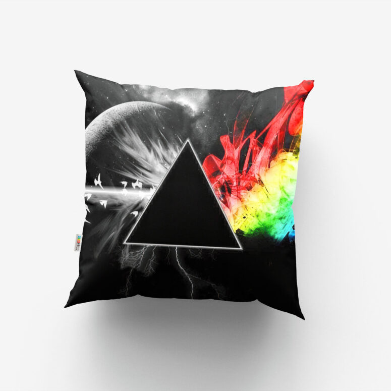 Dark Side Of the Moon in Space Digital Art Set 3 Cushion Pillow Dark Side Of the Moon in Space Digital Art Set 3 Cushion Pillow