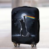 I Will See You On The Dsotm Black Cat Pink Floyd Luggage Cover Luggage 3 - OtherBrick