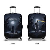 I Will See You On The Dsotm Black Cat Pink Floyd Luggage Cover Luggage 5 - OtherBrick
