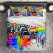I Ll See You On The Dark Side Of The Moon Pink Floyd Bedding Set Mockup 1 - OtherBrick