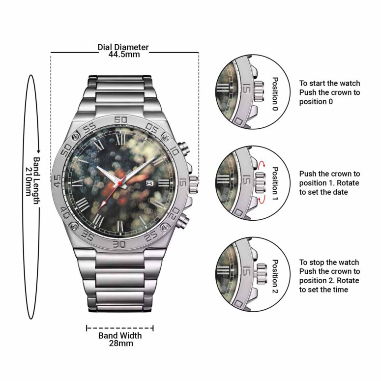 Obscured by Clouds Gentleman Pink Floyd Powermatic Silver Watch